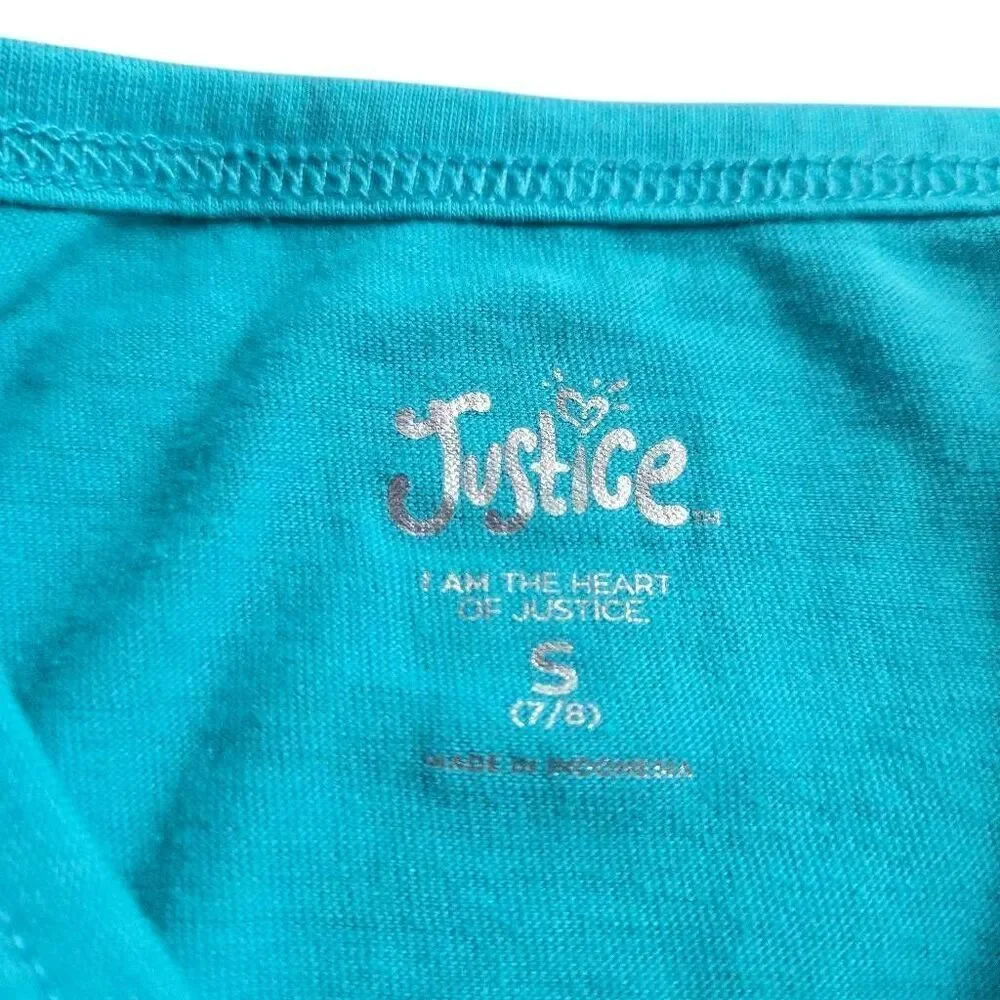 Justice crop shirt